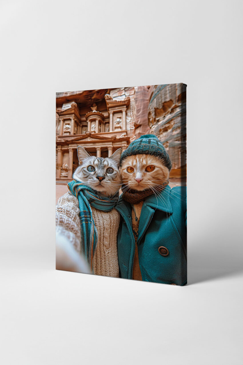 Fotografie Poster Katzen Petra Kleidung selfie