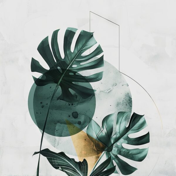 Monstera Blätter Poster