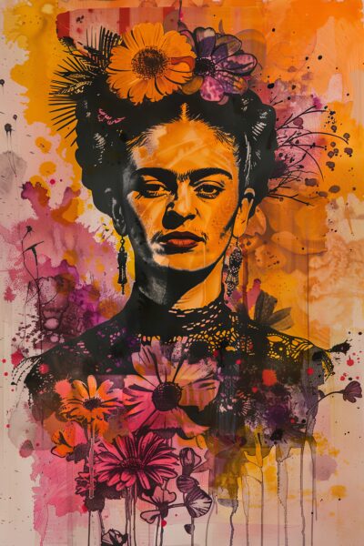 Frida Kahlo Gerahmt