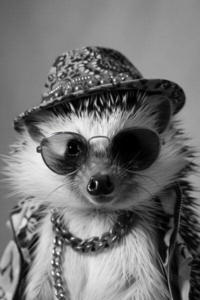 Igel Sonnenbrille Gerahmt