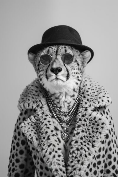 Gepard Portrait Poster