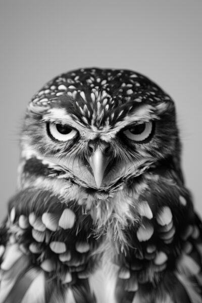 Eule Porträt Leinwandbild