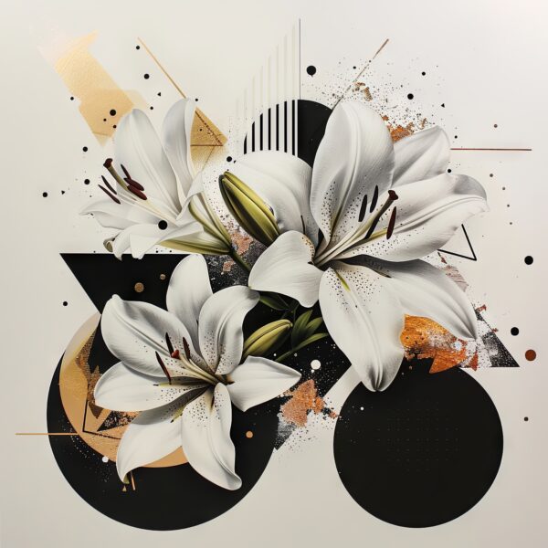 Lilien Grafik Poster