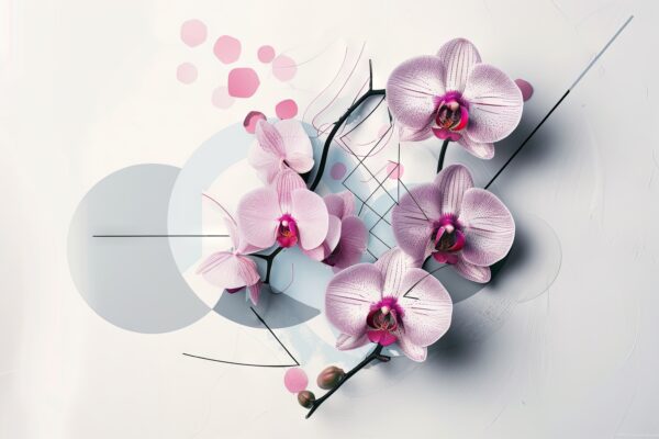 Orchidee Grafik Poster