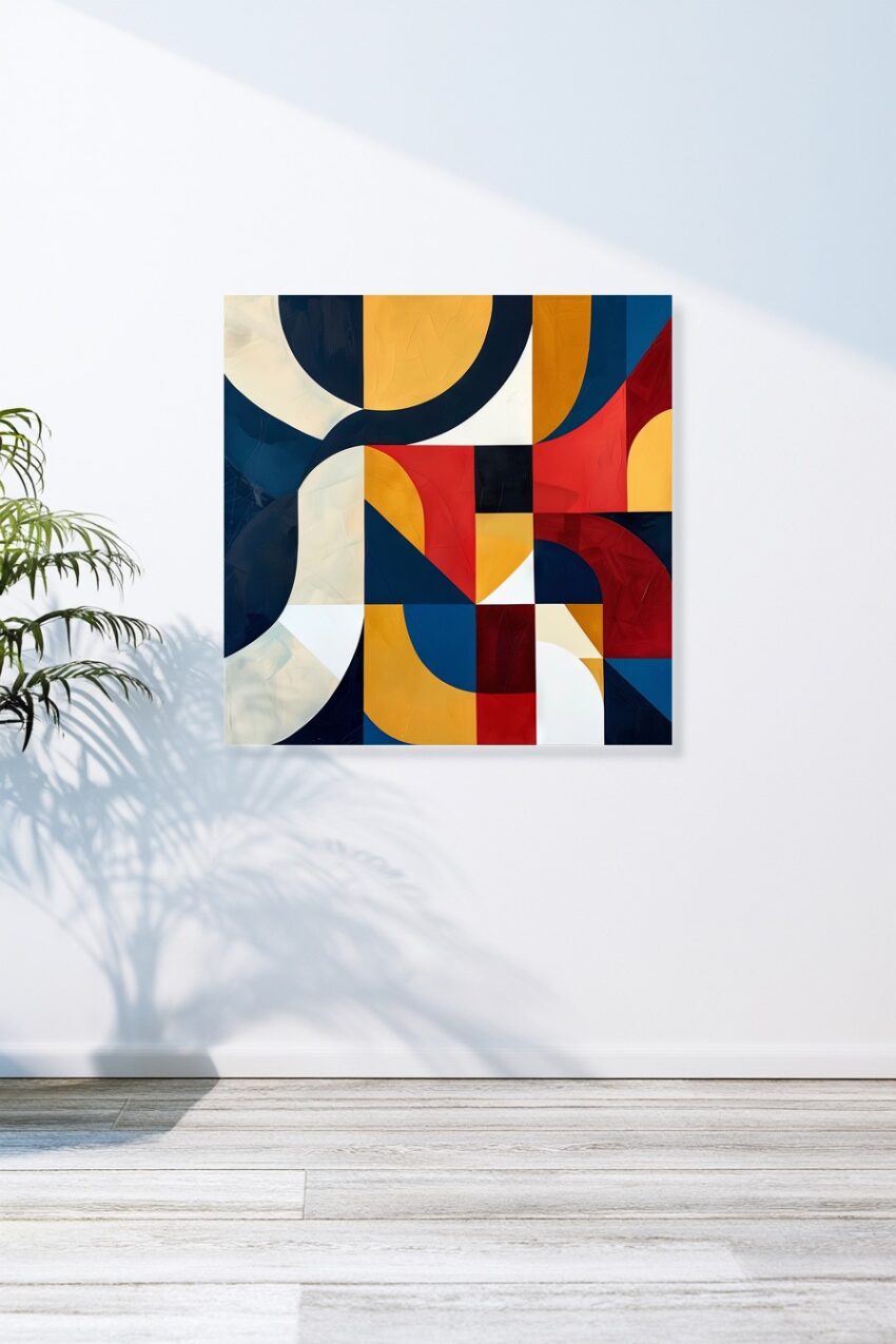 Grafik Poster Geometrische Formen bunt