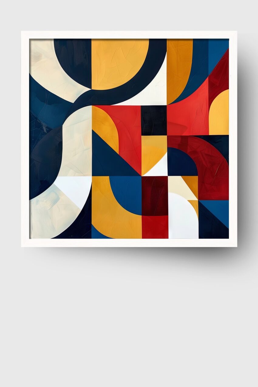 Grafik Poster Geometrische Formen bunt