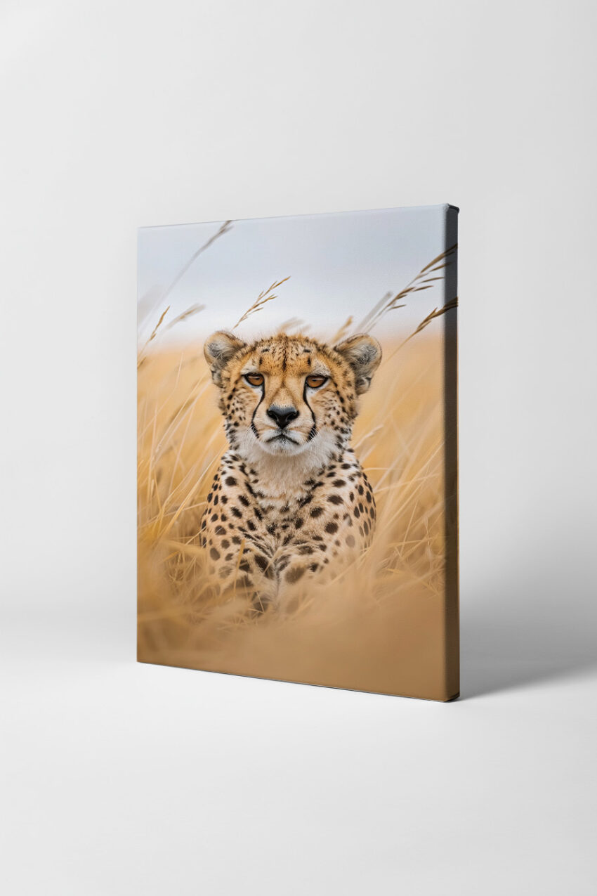 Fotografie Poster Gepard Nahaufnahme Natur braun