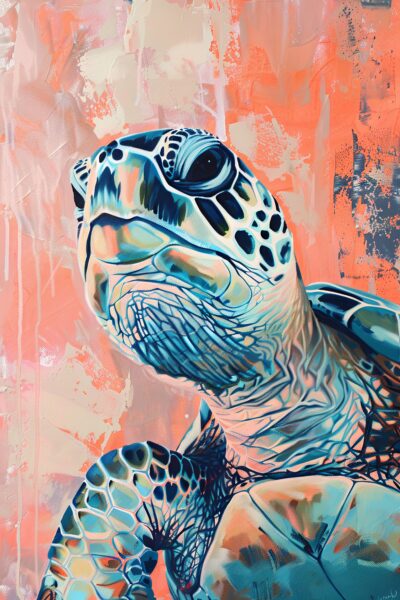 Schildkröte Kopf Poster