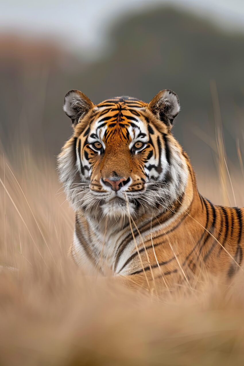 Fotografie Poster Tiger wild kräftig natur