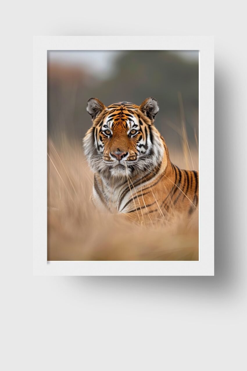 Fotografie Poster Tiger wild kräftig natur
