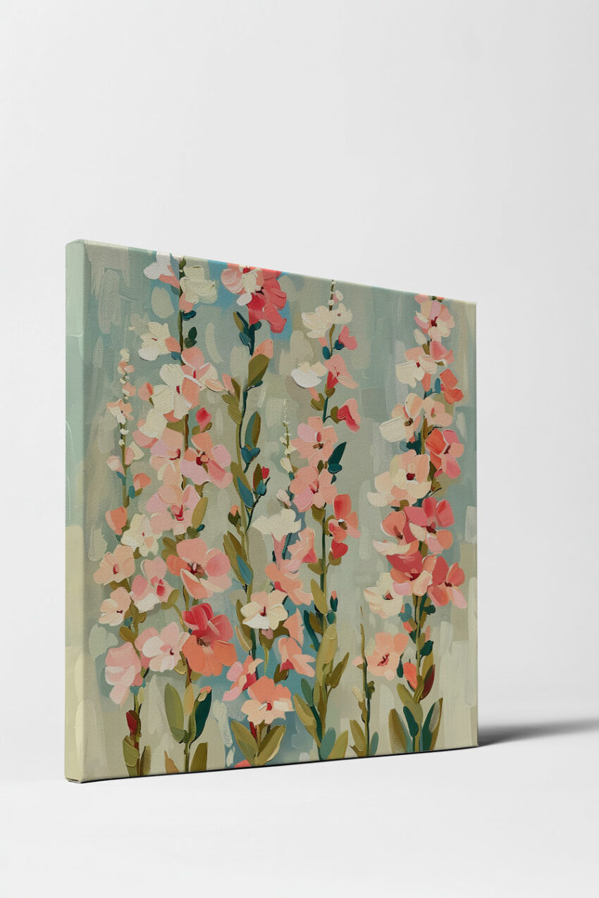 Malerei Poster Wicken pastellfarben detailreich