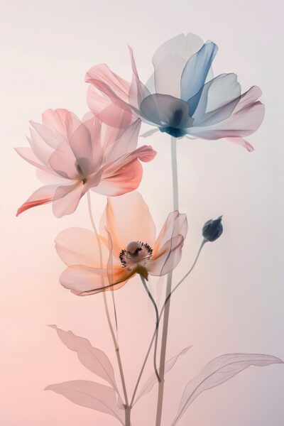 Blumen X-Ray Poster