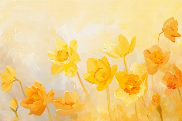 Narzissen Leinwandbild