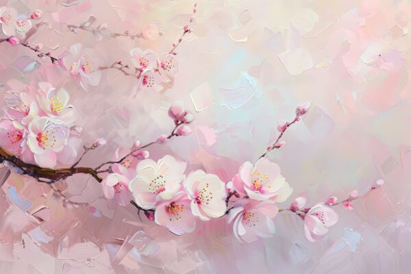 Kirschblüte Gerahmt