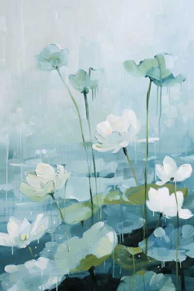 Seerosen Wasser Poster