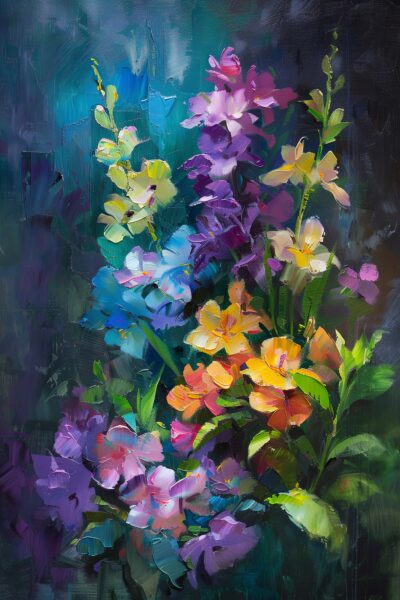 Blumenstrauß Bunt Poster