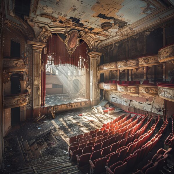 Altes Theater Gerahmt