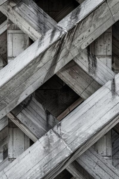 Beton Kreuzung Poster