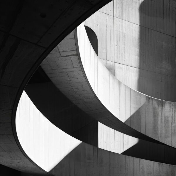 Treppe Lichtspiegelung Gerahmt