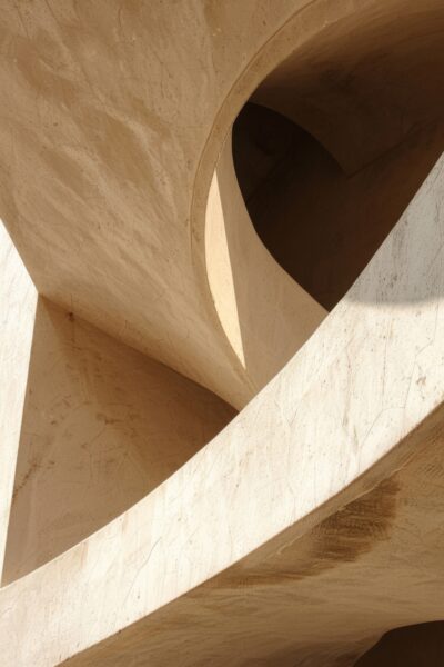 Beton Bogen Licht Poster