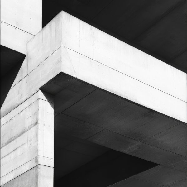 Betonbrücke Leinwandbild