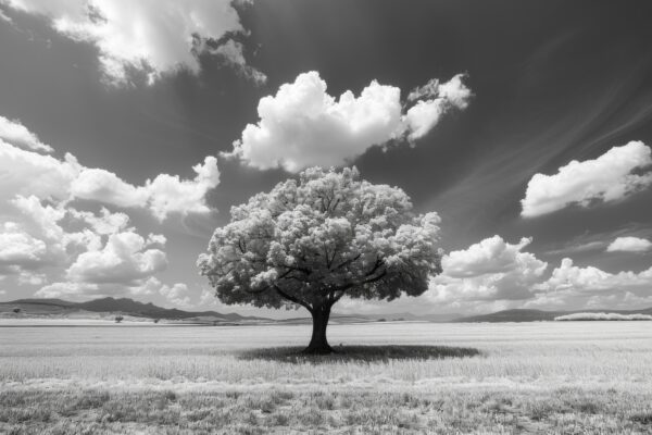 Baum Allein Leinwandbild