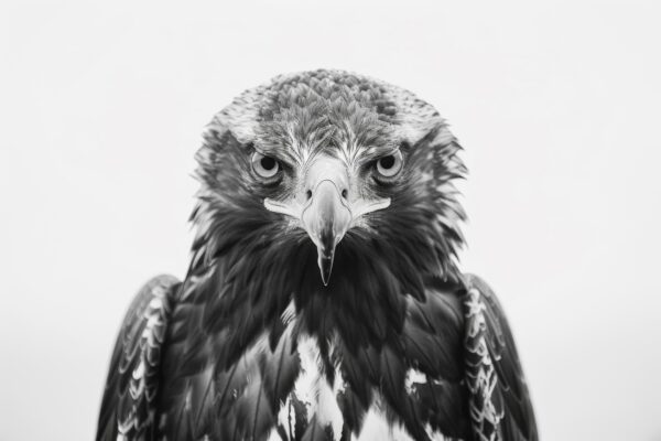 Adler Blick Leinwandbild