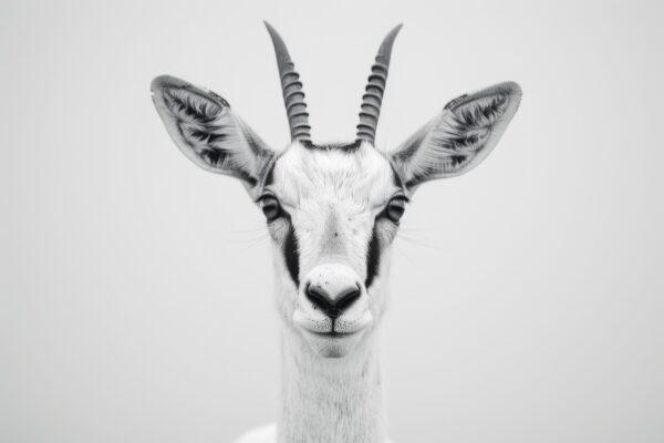 Oryx Antilope Blick Gerahmt