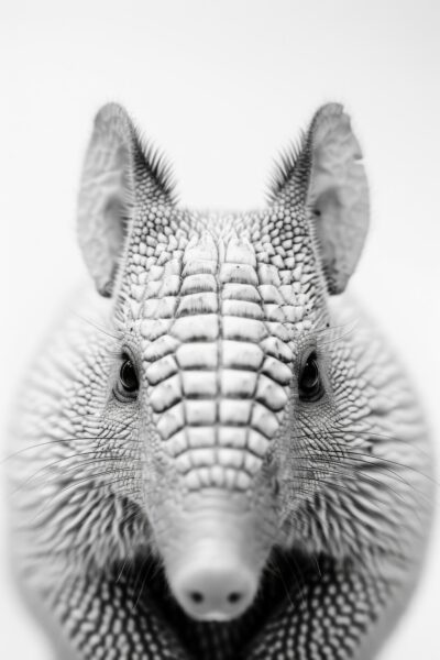 Gürteltier Nahaufnahme Leinwandbild