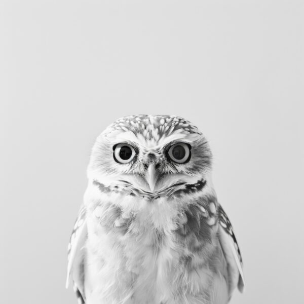 Steinkauz Porträt Gerahmt