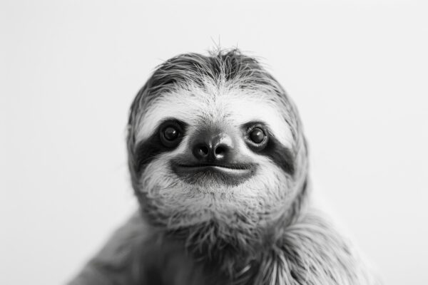 Faultier Nahaufnahme Leinwandbild