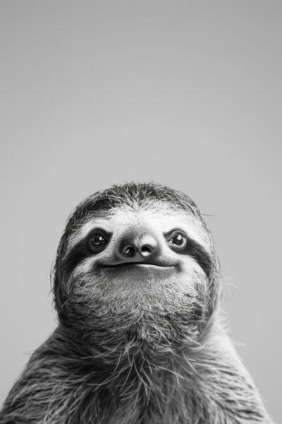 Faultier Porträt Leinwandbild