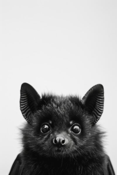 Fledermaus Blick Leinwandbild