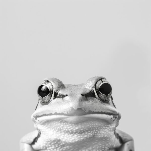 Frosch Porträt Leinwandbild