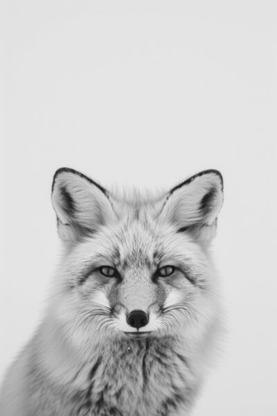 Fuchs Porträt Leinwandbild