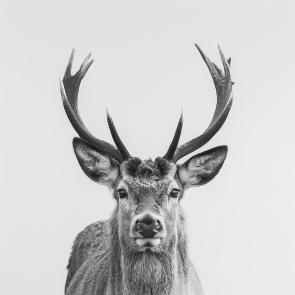 Hirsch Kopf Frontal Poster