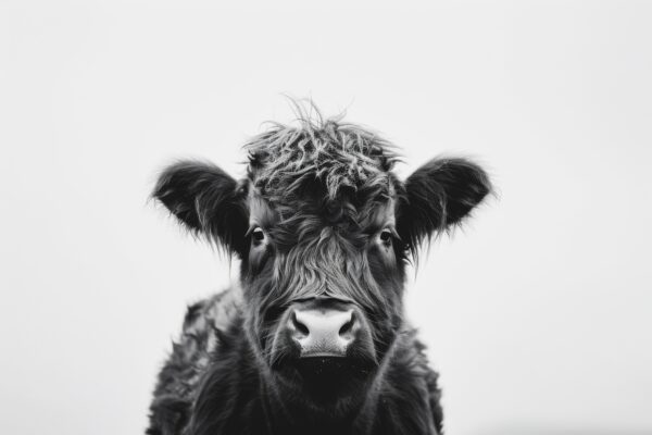 Kalb Fellstruktur Leinwandbild