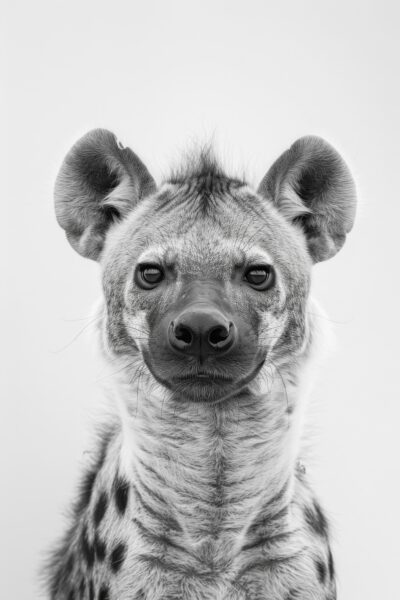 Hyäne Porträt Poster