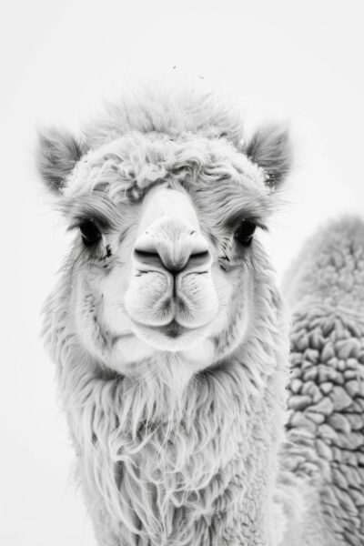 Lama Nass Leinwandbild