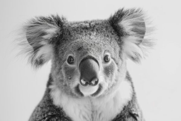 Koala Frontal Gerahmt