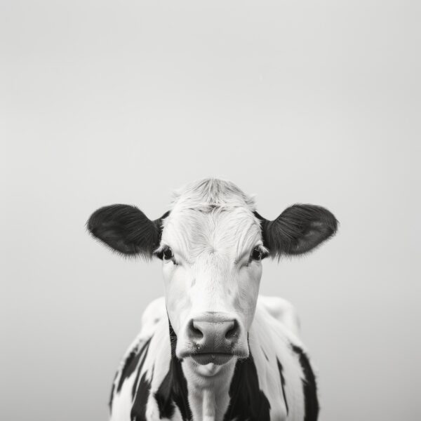 Kuh Schleckend Poster