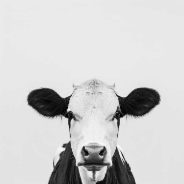 Kuh Porträt Leinwandbild