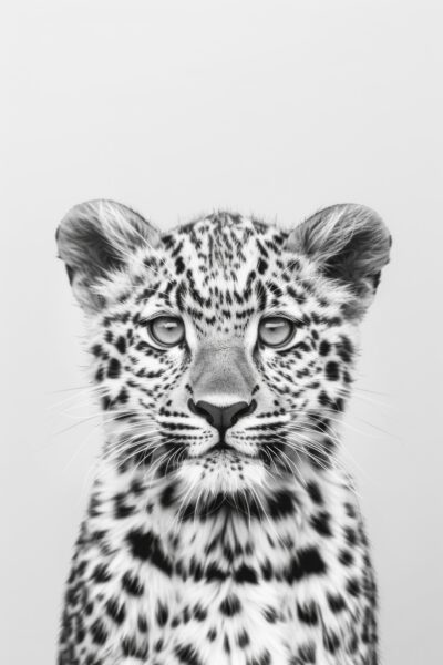 Junger Leopard Poster