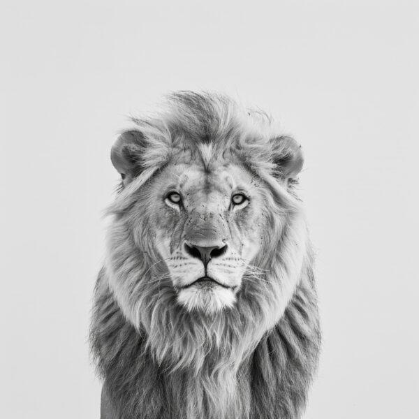 Löwe Frontal Poster