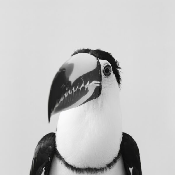 Tukan Nahaufnahme Gerahmt