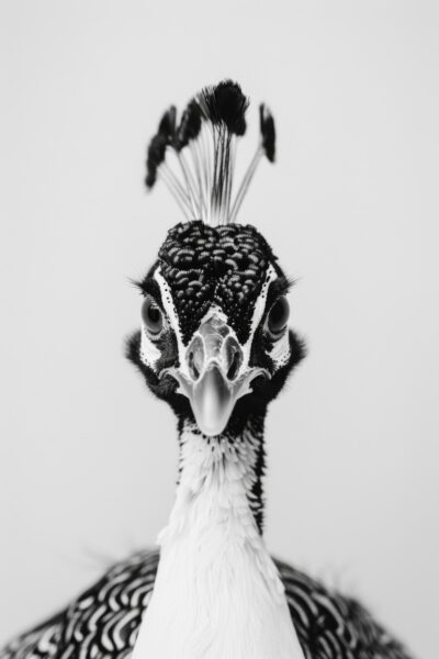 Helmperlhuhn Kopf Leinwandbild