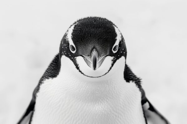 Pinguin Blick Frontal Poster