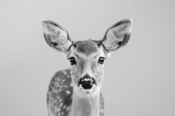 Rehkalb Nahaufnahme Leinwandbild