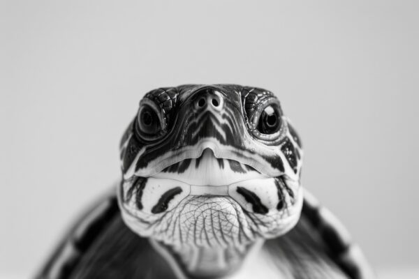 Schildkröte Porträt Leinwandbild