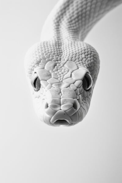 Schlange Porträt Gerahmt